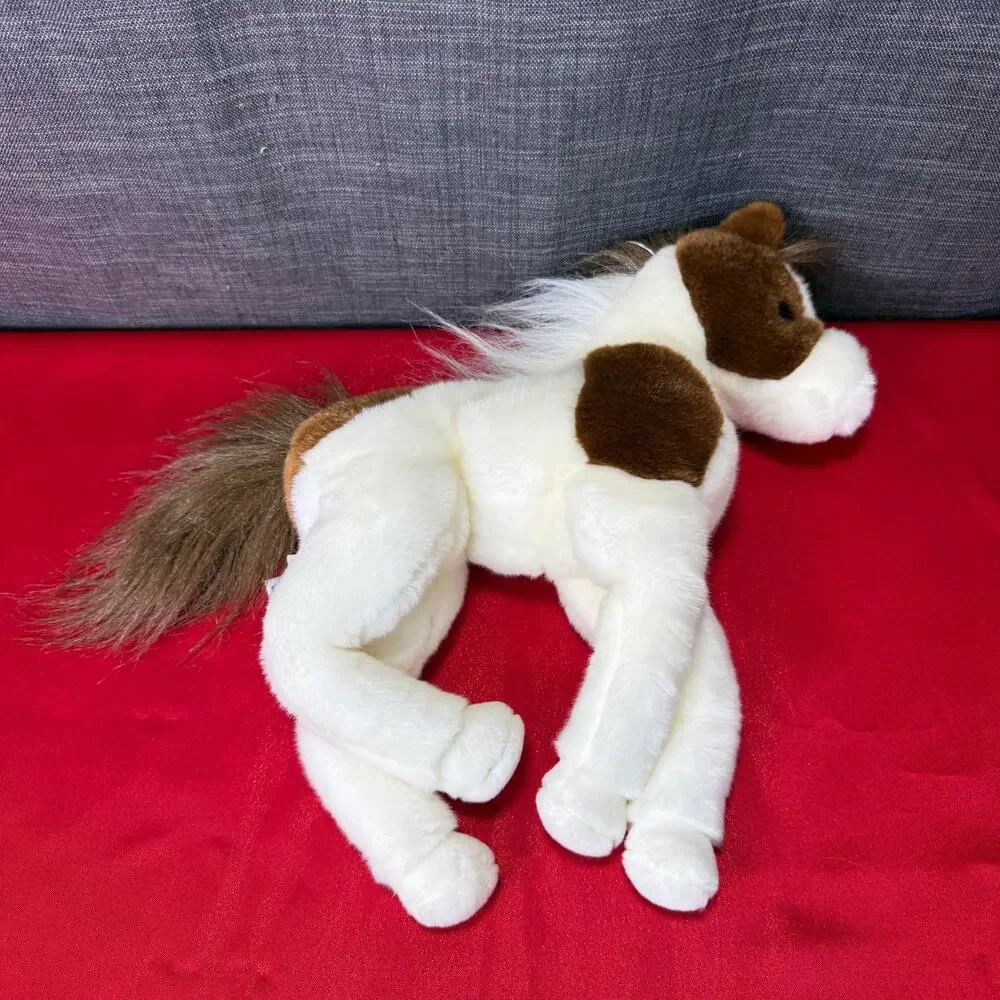 Douglas Cuddle Toys Arrow Head Paint Horse Plush Stuffed Animal Pinto Brown